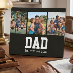 Placa Expositora Regalo del Día del Padre con fuente negrita negra