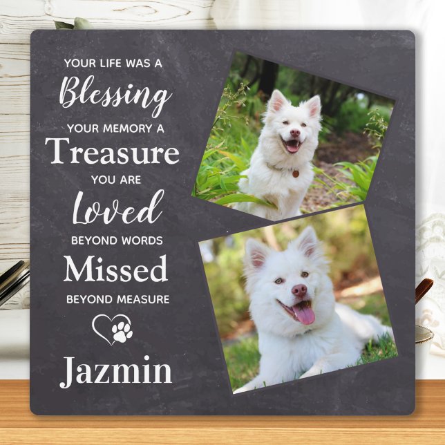 Placa Expositora Regalo en memoria de mascotas - Recuento de perros (Subido por el creador)