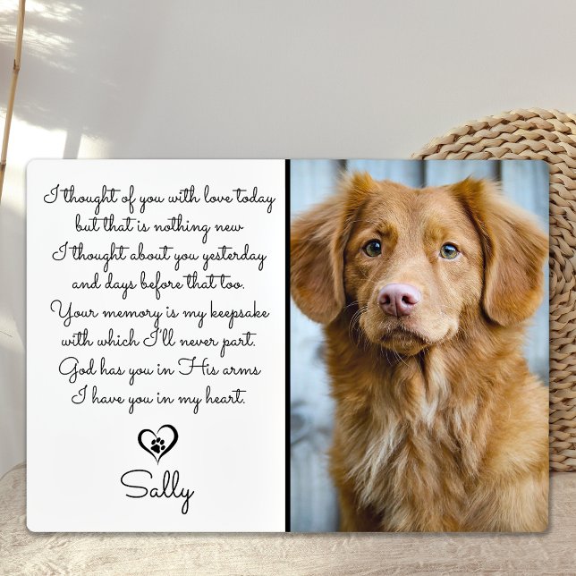 Placa Expositora Regalo en memoria de perros - Cita de solidaridad  (Subido por el creador)