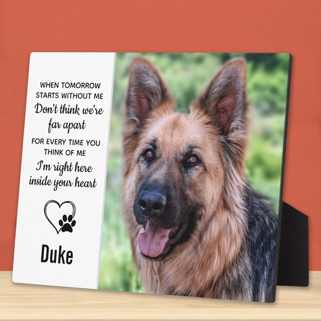 Placa Expositora Regalo en memoria de perros - recuerdo de la pérdi (Subido por el creador)
