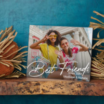 Regalo fotográfico moderno de amistad