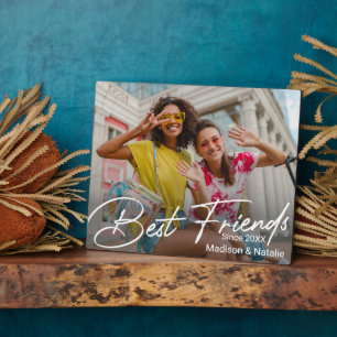 Placa Expositora Regalo fotográfico moderno de amistad