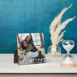 Placa Expositora Regalo fotográfico moderno de amistad