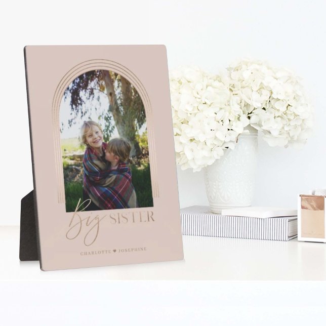 Placa Expositora Regalo para Big Sister Elegant Arch Photo Keepsake (Subido por el creador)
