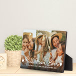 Placa Expositora Regalo para el Día de la Madre 3 foto mejor mamá d<br><div class="desc">La mejor mamá de todos los 3 Collages de fotos Día de la Madre corazón foto placa.</div>