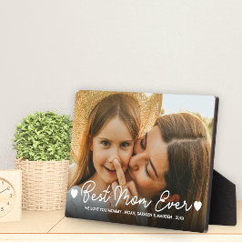 Placa Expositora Regalo para el día de la madre, foto completa para