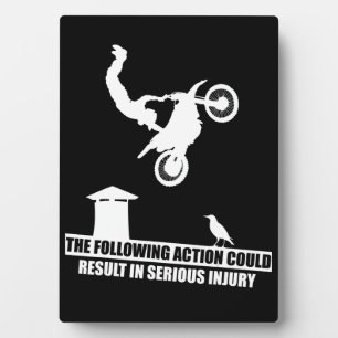 Placa Expositora Regalo para motocicletas de suciedad deportiva