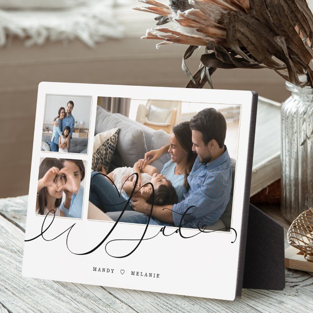 Placa Expositora Regalo para papá | Collage de fotos Fotografía fam (Subido por el creador)