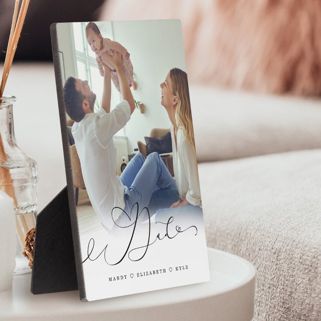 Placa Expositora Regalo para papá | Guión de papá de foto completa  (Subido por el creador)