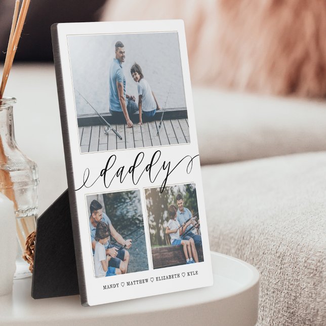 Placa Expositora Regalo para papá | Recuerdos familiares 3 Collage  (Subido por el creador)