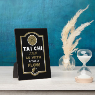 Placa Expositora Regalo para practicante de Tai Chi