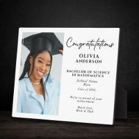 Regalo Personalizado de Graduación Mensaje Foto Pe