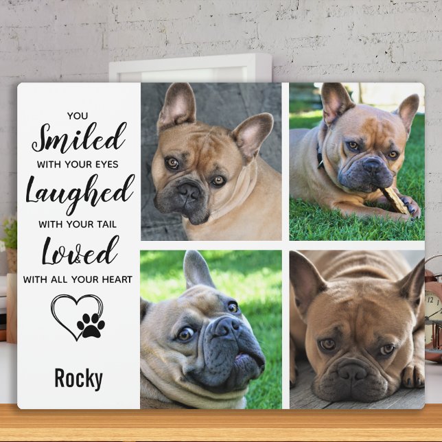 Placa Expositora Regalo por pérdida de mascota - Recuerdo conmemora (Subido por el creador)