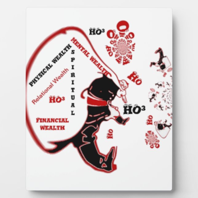 Placa Expositora Regalo secreto Santa - Prosperidad y Riqueza (Frente)