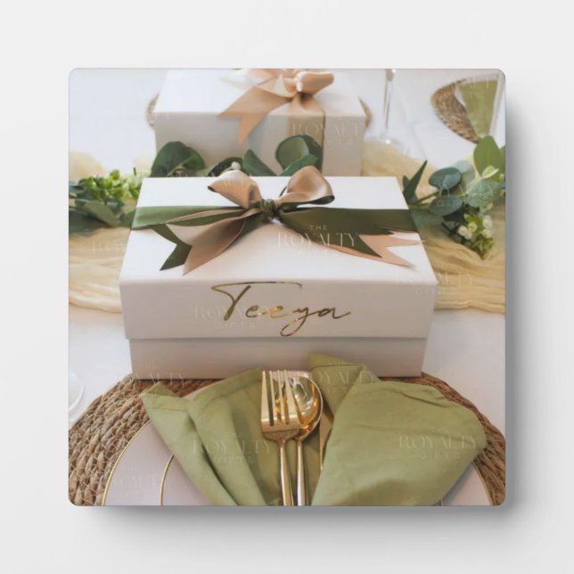 Placa Expositora Regalos de boda y compromiso (Frente)