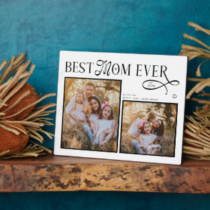 Placa Expositora Regalos del Día de la Madre con Foto de Corazón pa