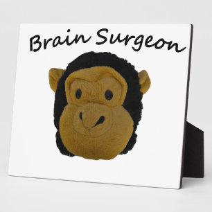 Placa Expositora Regalos divertidos para cirujanos cerebrales para