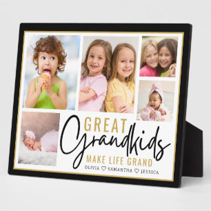 Placa Expositora Regalos para abuelos y bisabuelos Cita de vida 5 F