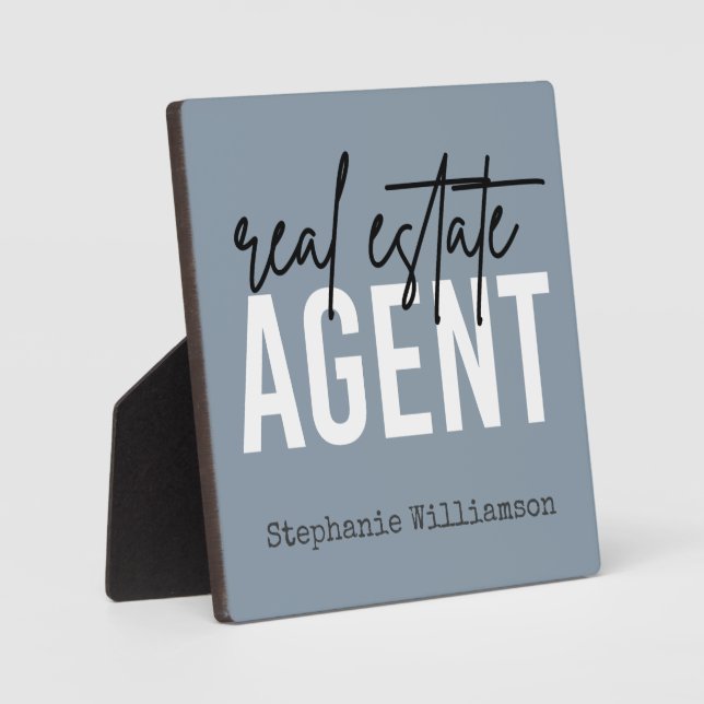 Placa Expositora Regalos personalizados de agentes inmobiliarios pa (Anverso)
