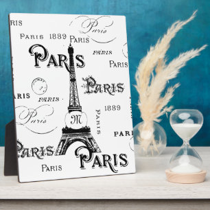 Placa Expositora Regalos y Recuerdos de París Francia