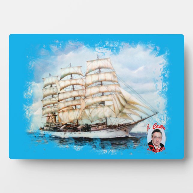 Placa Expositora Regata Cortty Sark/Cutty Sark Tall (Frente)