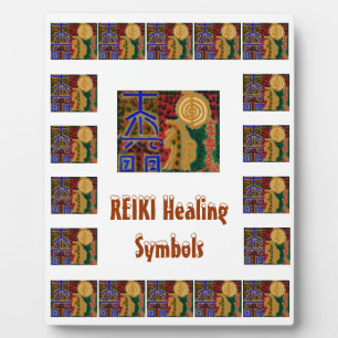 Placa Expositora REIKI 8x10 Con Easel