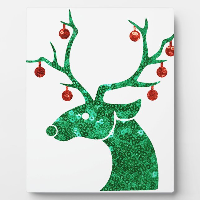 Placa Expositora reno de navidades secuenciales (Frente)