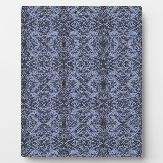 Placa Expositora Repetir con el pie azul (Frente)