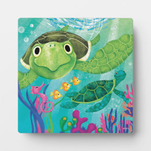 Placa Expositora Rescate de tortugas marinas