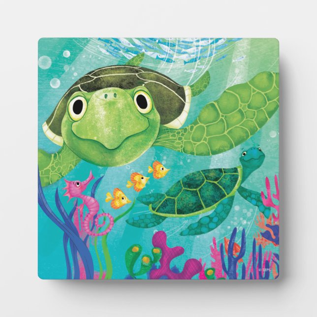 Placa Expositora Rescate de tortugas marinas (Frente)