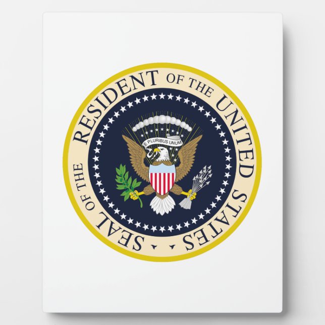Placa Expositora Residente de los Estados Unidos (Frente)