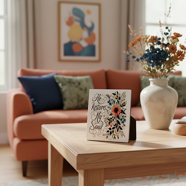 Placa Expositora Restaura mi alma floral (Subido por el creador)