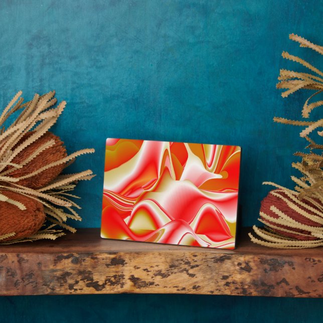 Placa Expositora Resumen de amor y oro en 3D Rainbowart (Lado)