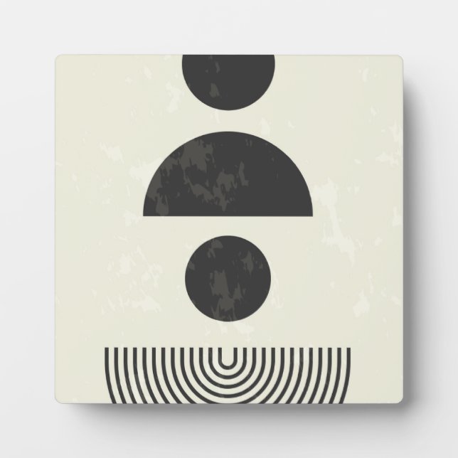 Placa Expositora Resumen de formas geométricas (Frente)