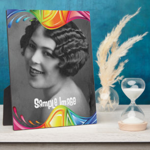 Placa Expositora Resumen de la planicie de arte fronterizo