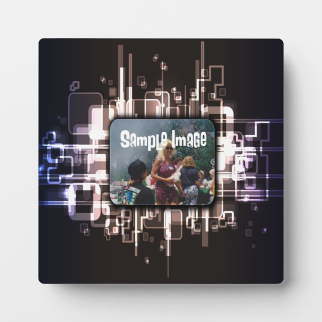 Placa Expositora Resumen del arte de Plaque (Frente)