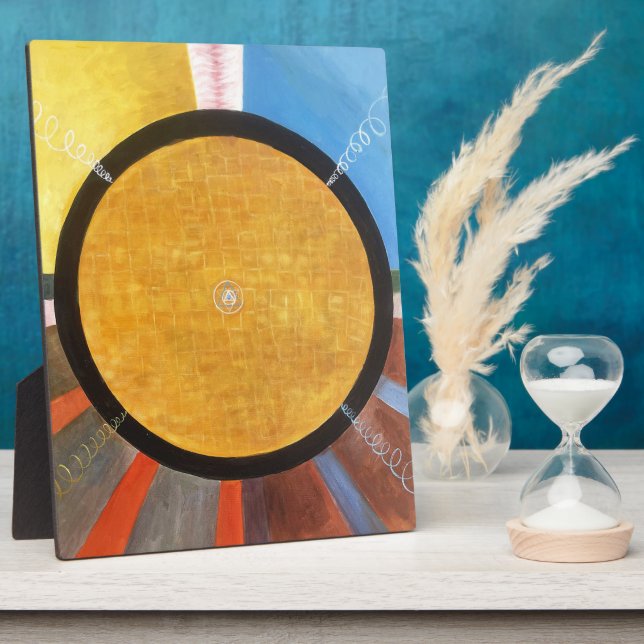 Placa Expositora Retablo 3 | Hilma af Klint | (Lado)