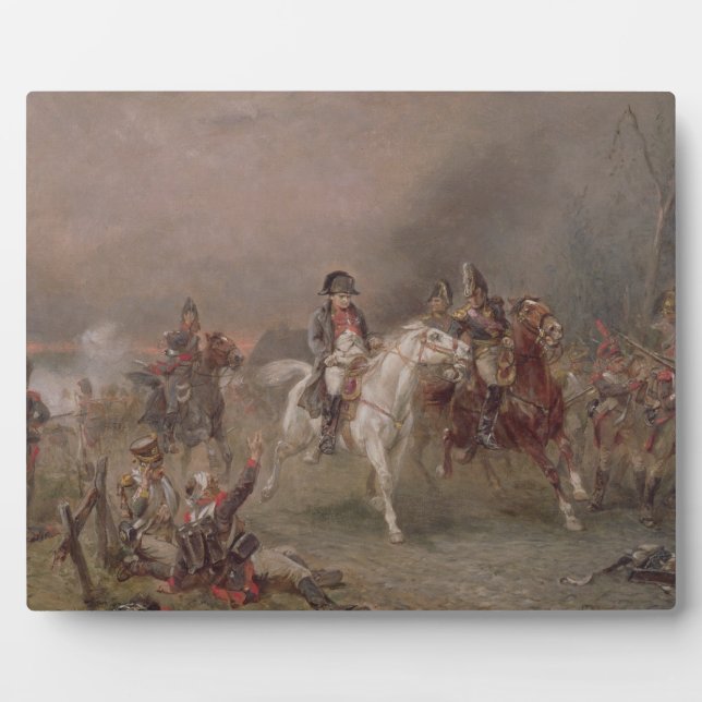 Placa Expositora Retirada de Napoleón (aceite sobre lienzo) (Frente)