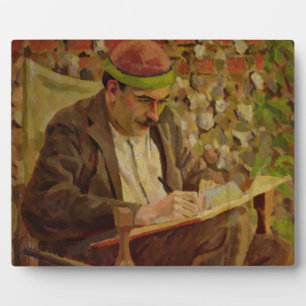 Placa Expositora Retrato de John Maynard Keynes (1883-1946) (petról