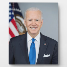 Placa Expositora Retrato de la Casa Blanca del presidente Joe Biden