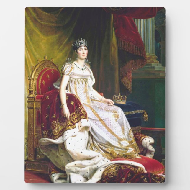 Placa Expositora Retrato de la emperatriz Josephine 1808 (Frente)