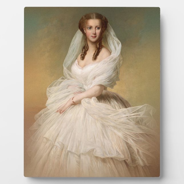 Placa Expositora Retrato De La Princesa Alexandra (Frente)
