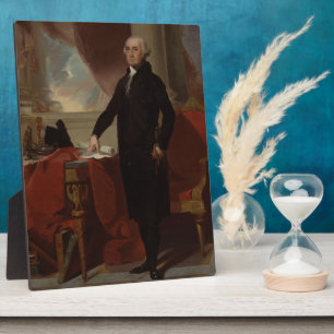 Placa Expositora Retrato de Lansdowne: Presidente de Estados Unidos