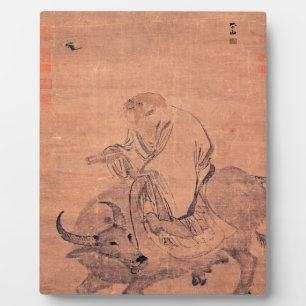 Placa Expositora Retrato de Lao Tzu