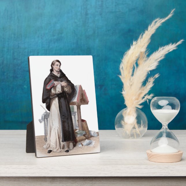 Placa Expositora Retrato de San Bernardo de Clairvaux (Lado)