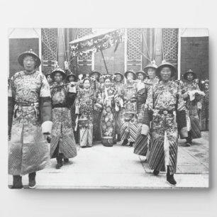 Placa Expositora Retrato de Tz'U-Hsi (1835-1908) Empress Dowager