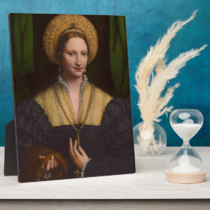 Placa Expositora Retrato de una dama, 1520-1525 (aceite en el panel