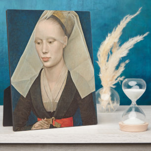 Placa Expositora Retrato de una dama, c.1460 (aceite en el panel)