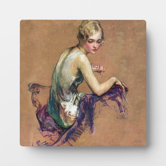 Placa Expositora Retrato Pastel (Frente)