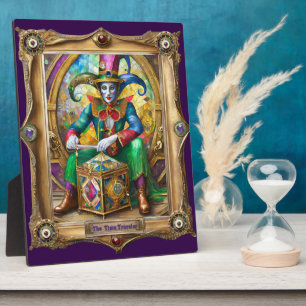 Placa Expositora Retratos de Mardi Gras Realm - El viajero del tiem
